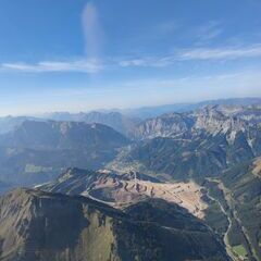 Verortung via Georeferenzierung der Kamera: Aufgenommen in der Nähe von Gemeinde Vordernberg, 8794, Österreich in 2500 Meter